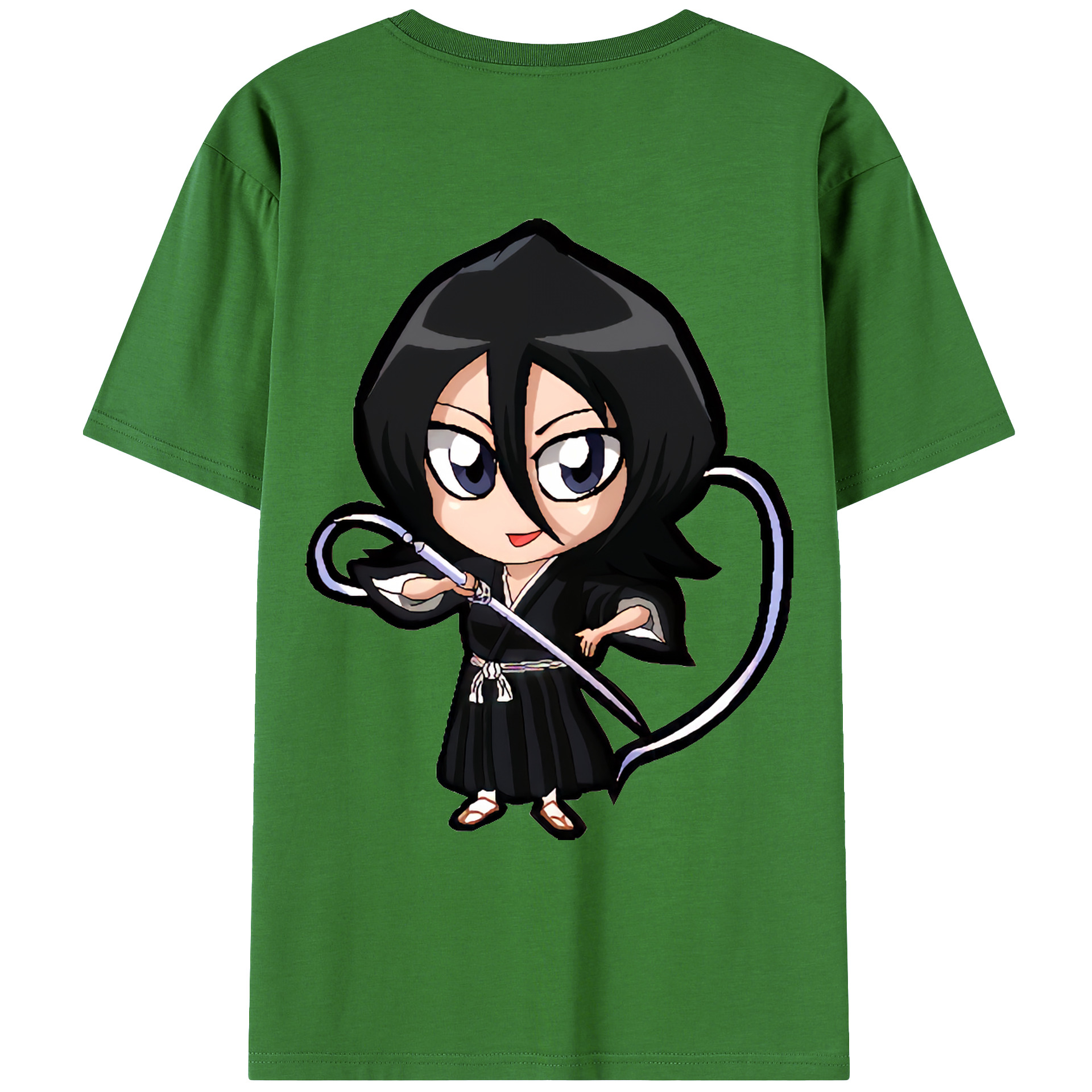 （画像用） ブリーチ 朽木ルキア BLEACH Kuchiki Rukia レディース半袖Tシャツ(バックプリント)